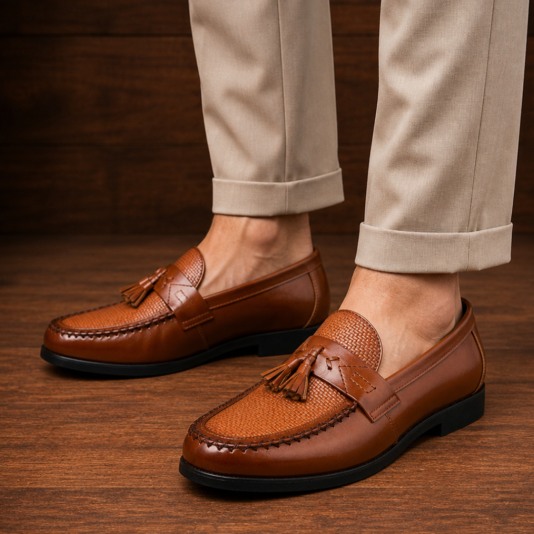 Polished Tassel Loafers