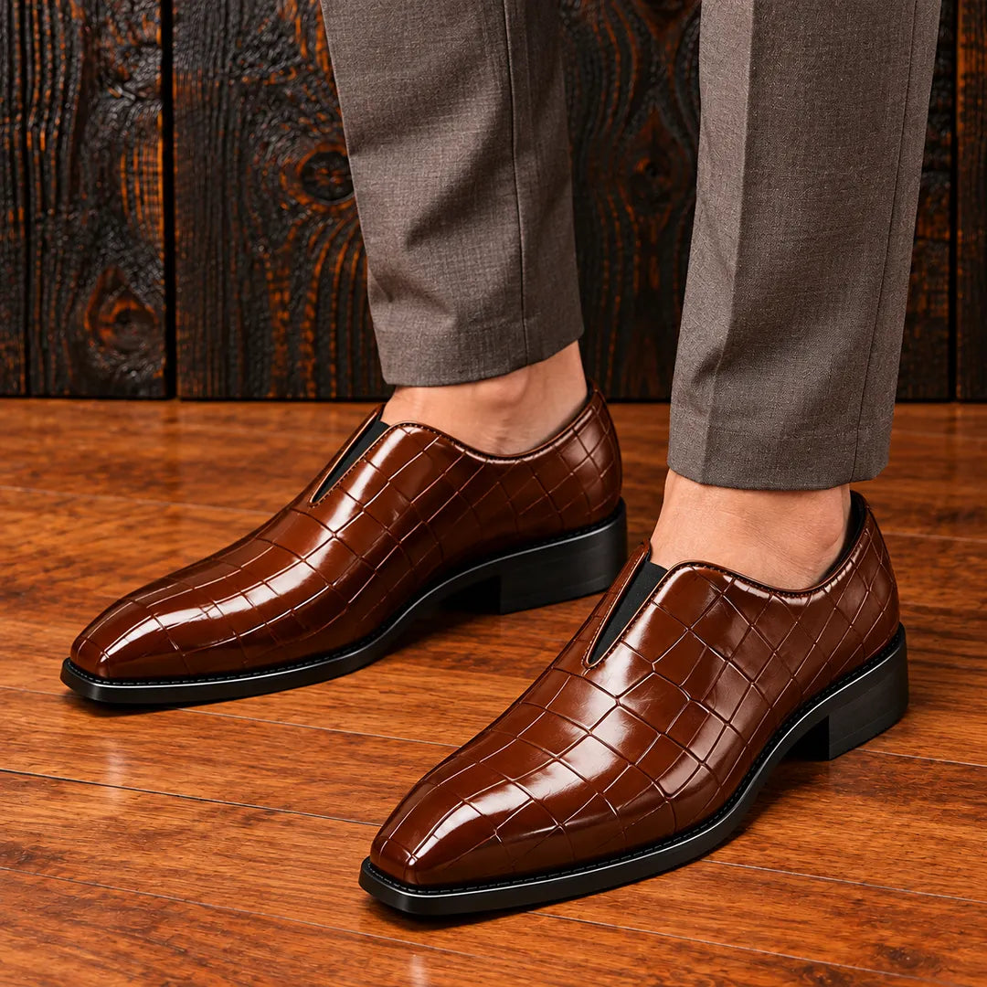 Elegant Textured Loafers