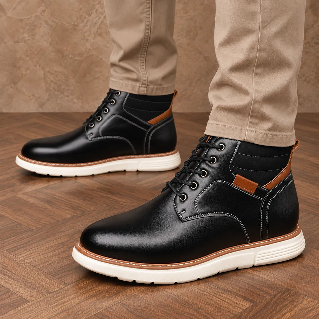 Lace-Up Ankle Boots