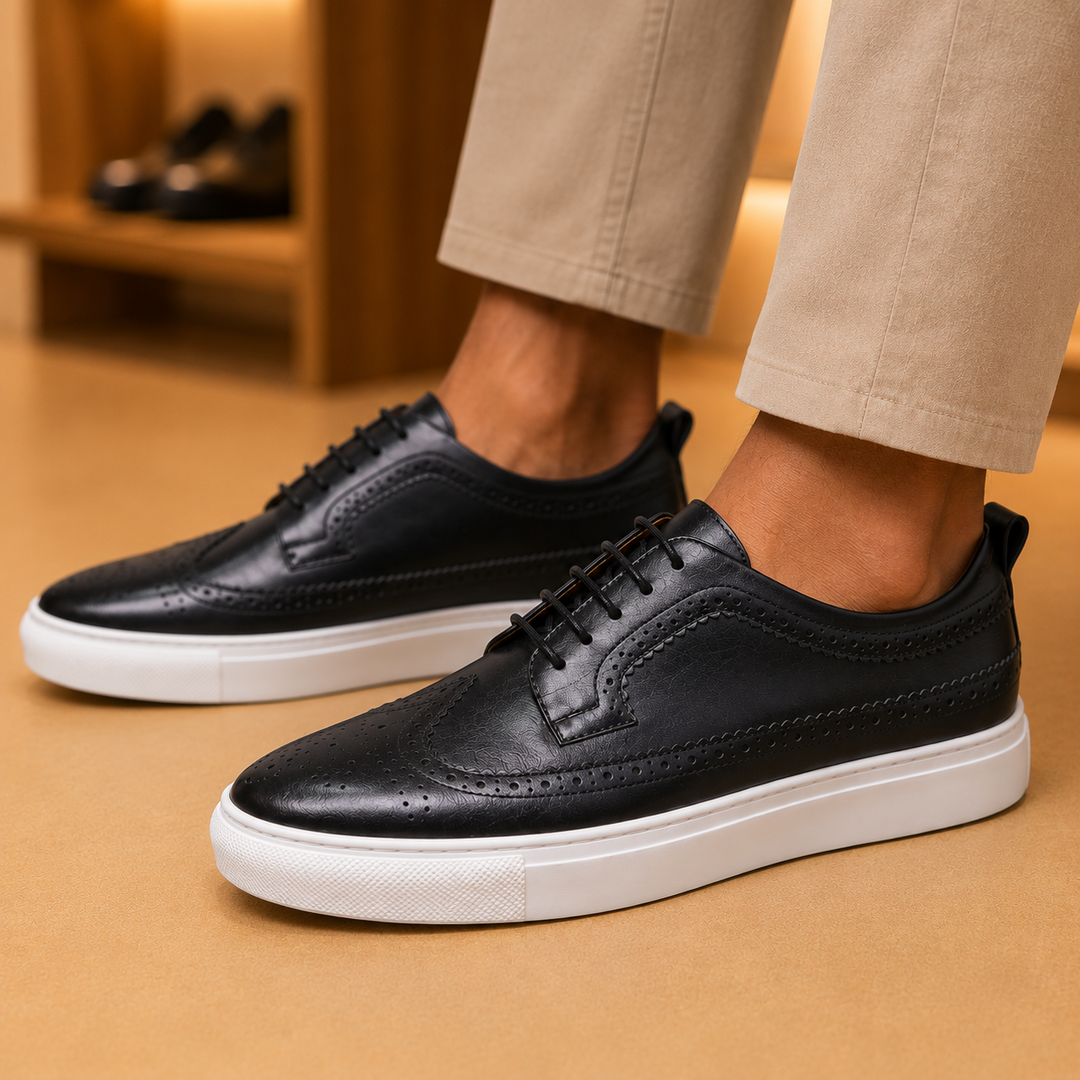 Luxurious Leather Sneakers