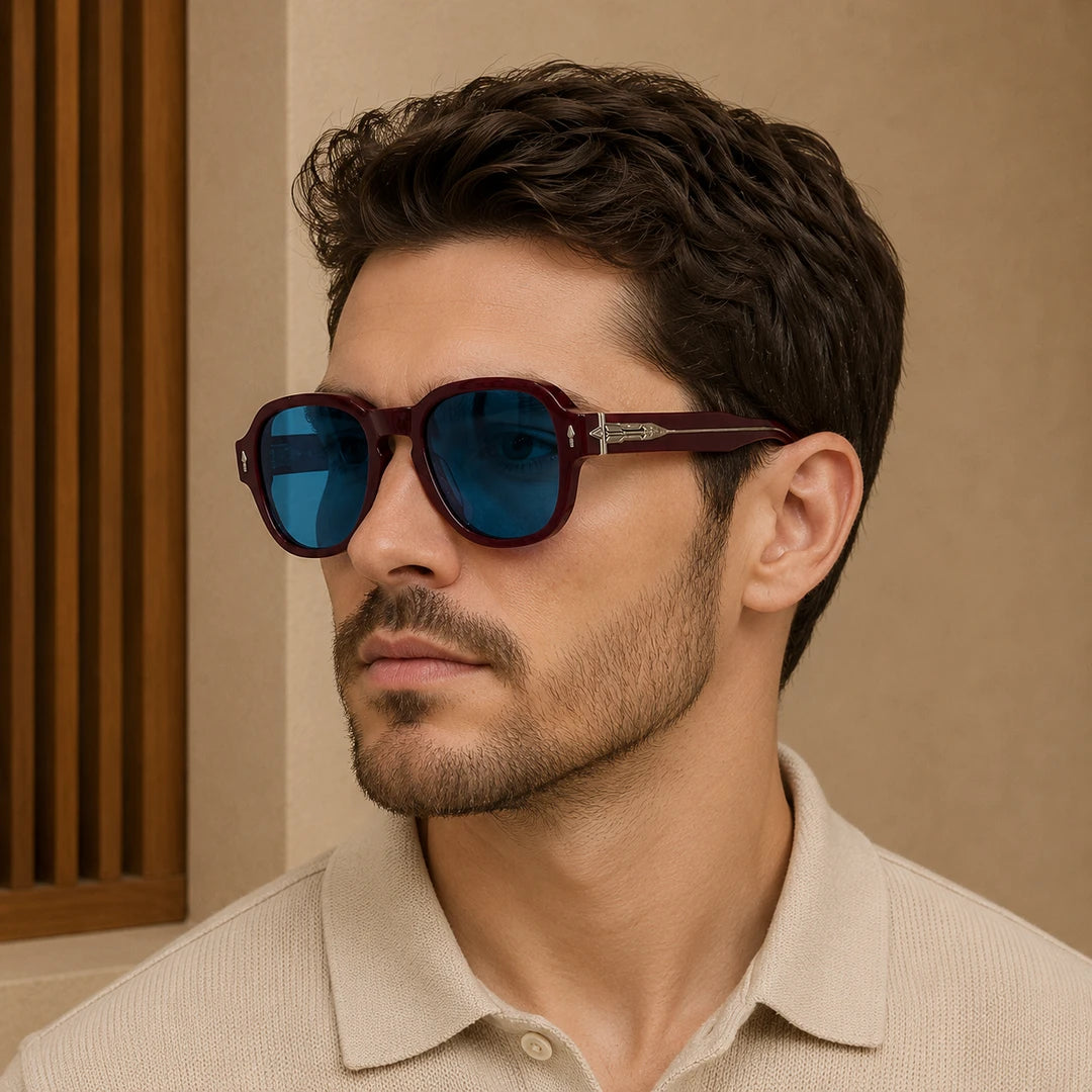 Sculpted Square Sunglasses
