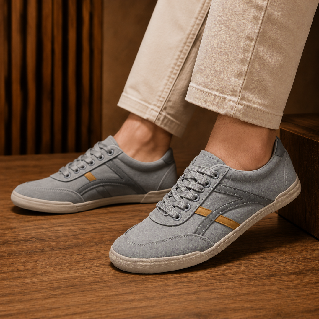 Canvas Casual Lace Sneakers
