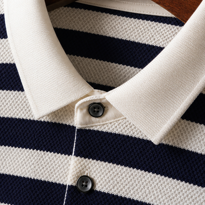 Casual Stripe Polo Shirt
