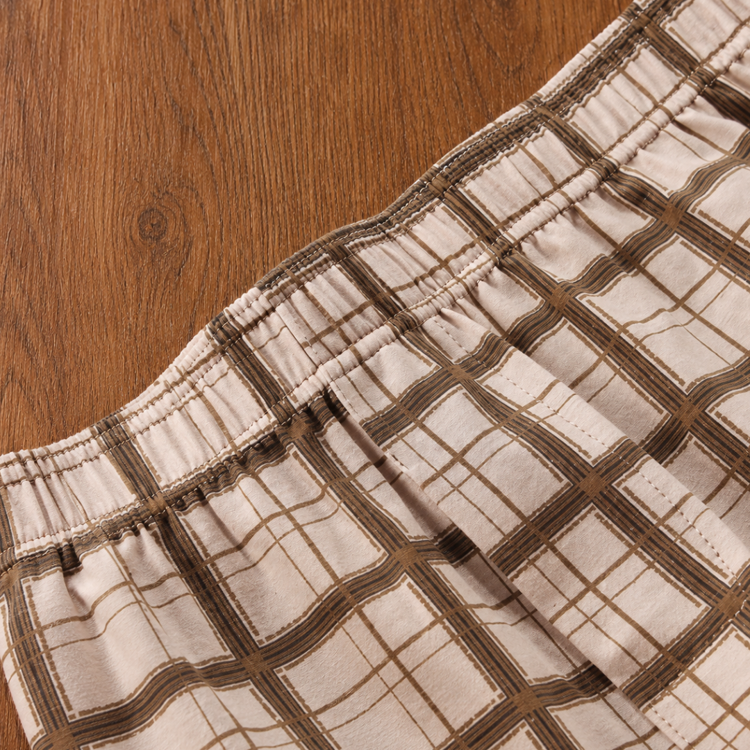 Plaid Boxer Shorts