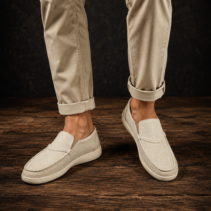 Woven Slip-On Loafers