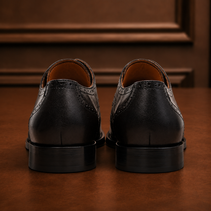 Refined Leather Derby Shoes
