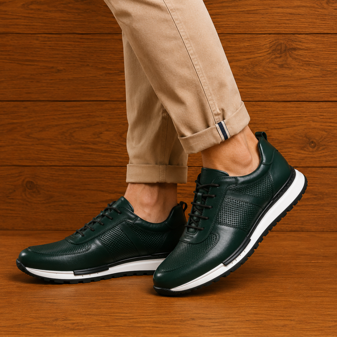 First Layer Cowhide Sneakers