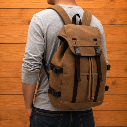 Large Capacity Canvas Backpack