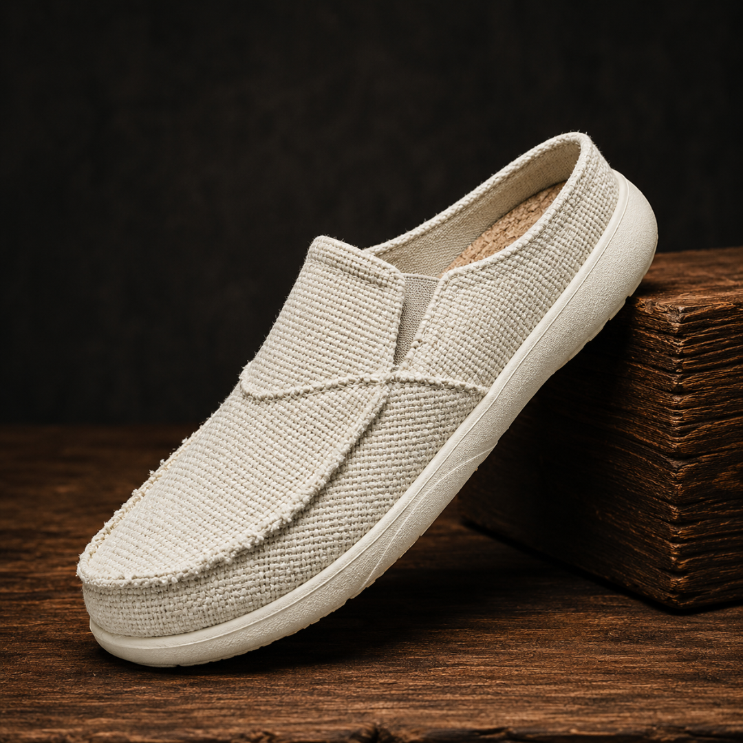 Woven Slip-On Loafers