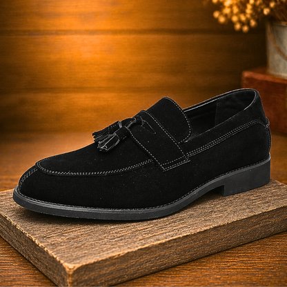 Tassel Suede Loafers