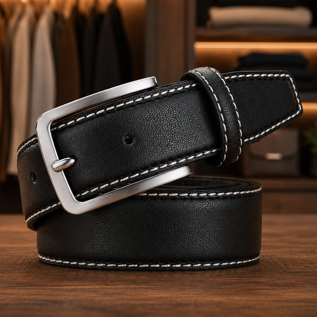 Stitched Buckle Belt
