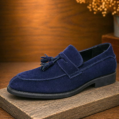 Tassel Suede Loafers