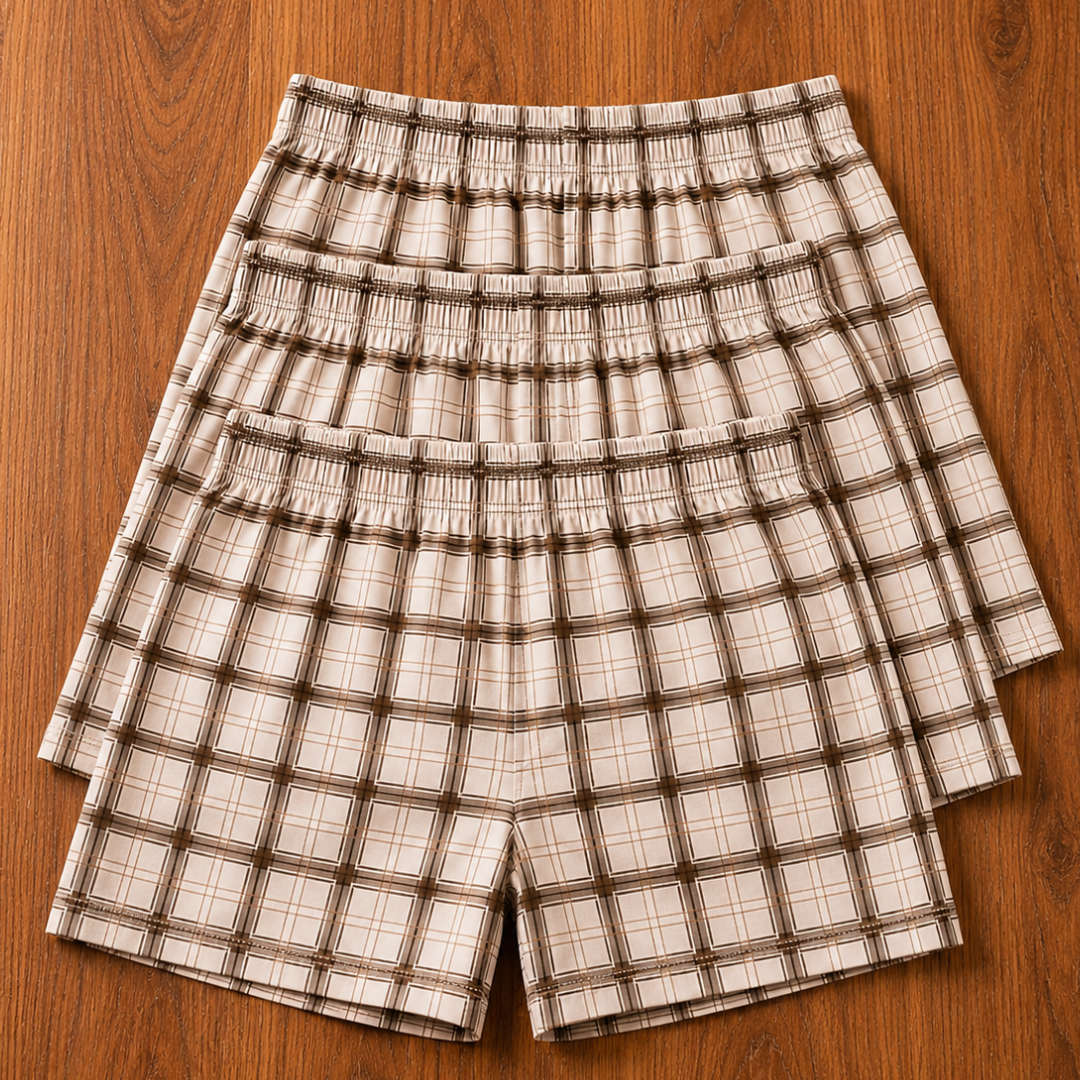 Plaid Boxer Shorts