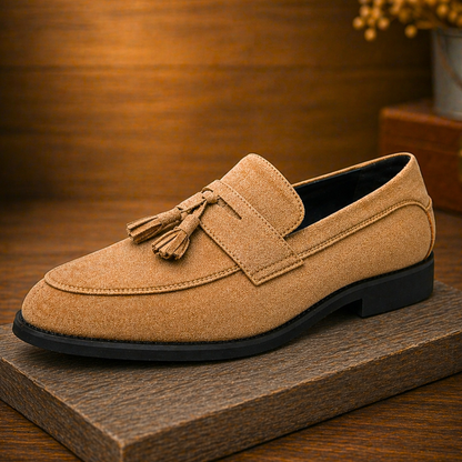 Tassel Suede Loafers