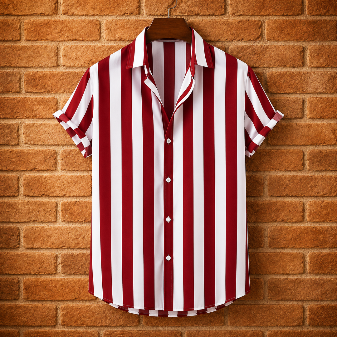 Striped Short Sleeve Shirt