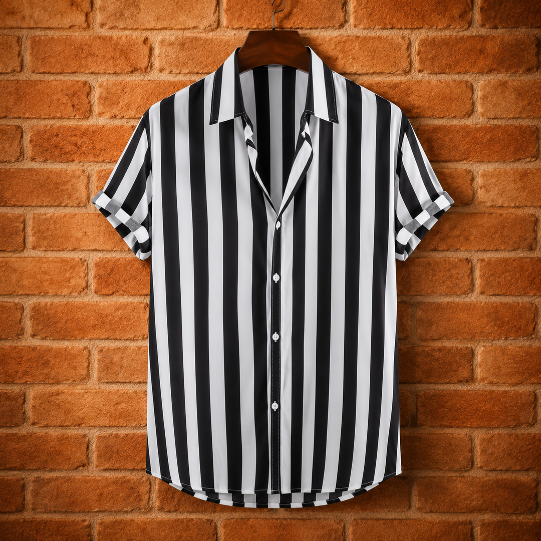 Striped Short Sleeve Shirt