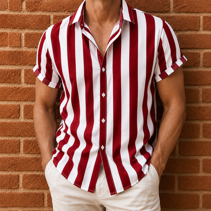 Striped Short Sleeve Shirt