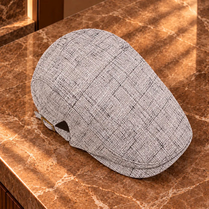 Classic Buckle Flat Cap