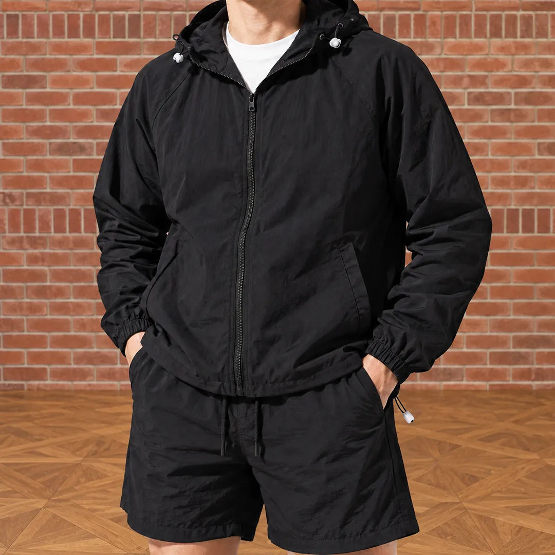 Classic Hooded Jacket Set