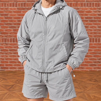 Classic Hooded Jacket Set