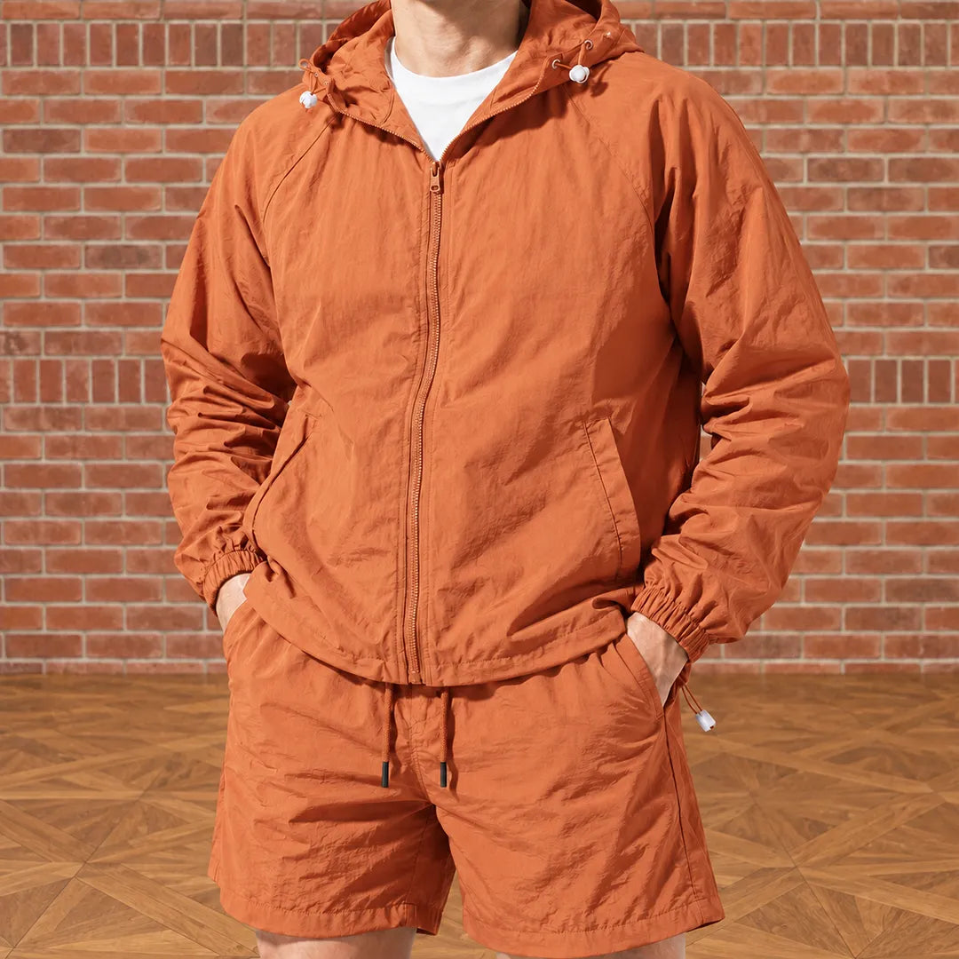 Classic Hooded Jacket Set