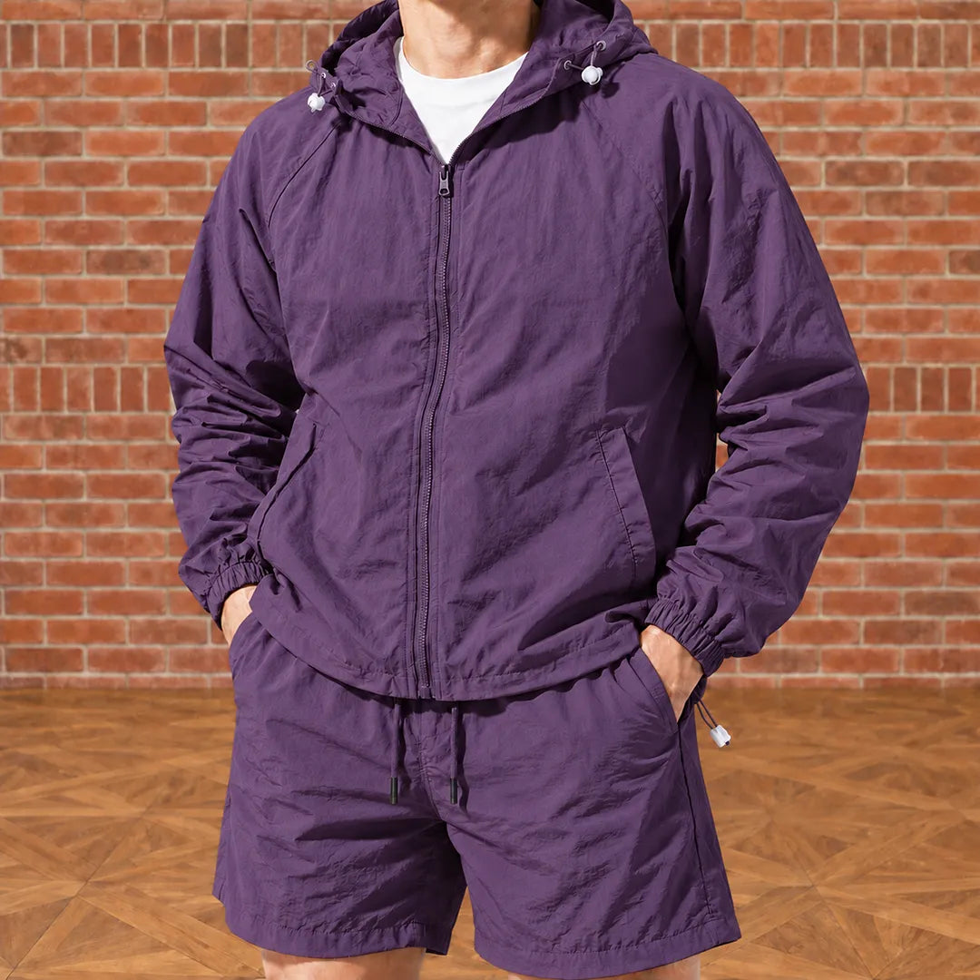 Classic Hooded Jacket Set