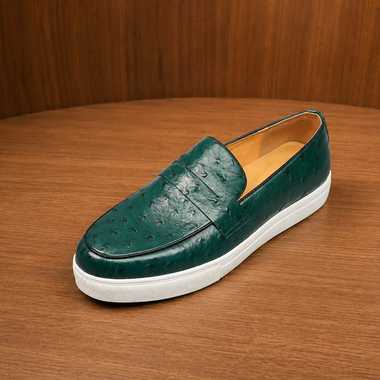 Classic Textured Loafers