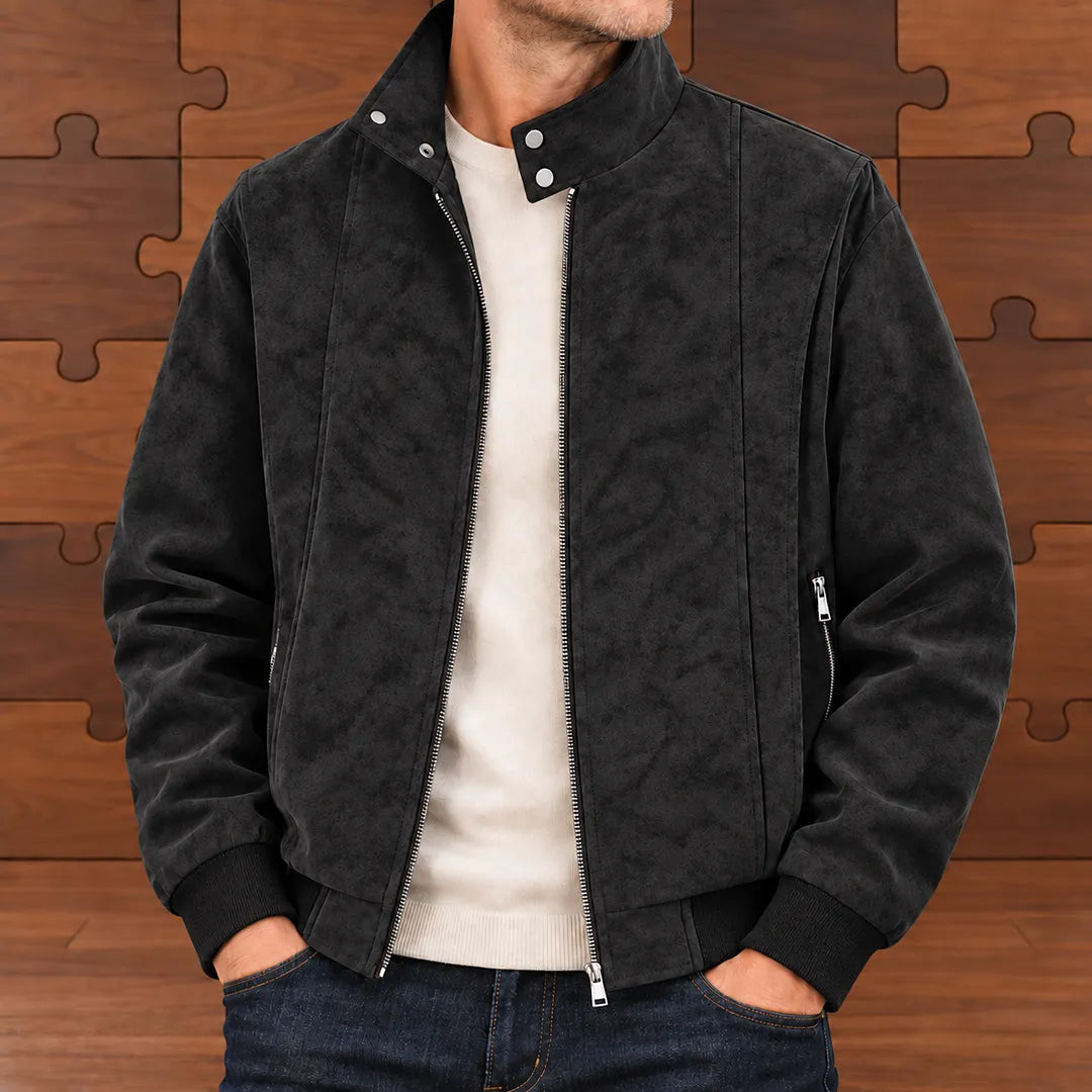 Classic Zip Bomber Jacket