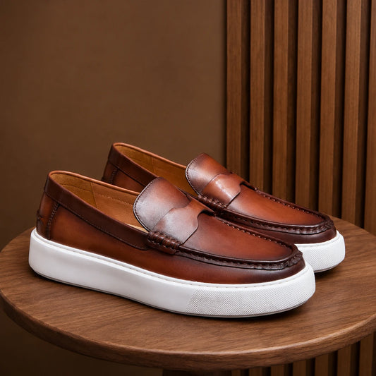 Contemporary Penny Loafers