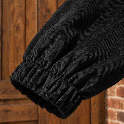 Contrast Hood Snap Jacket