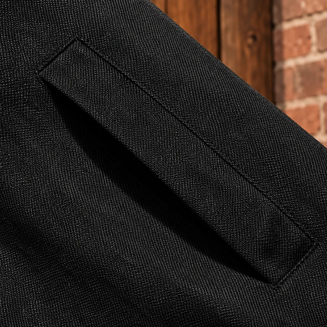 Contrast Hood Snap Jacket
