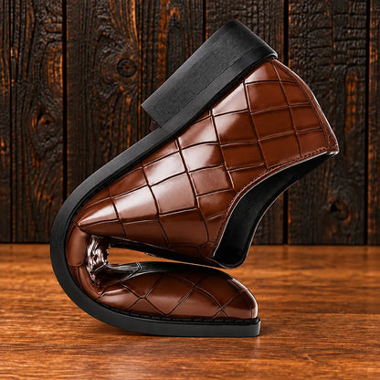 Elegant Textured Loafers