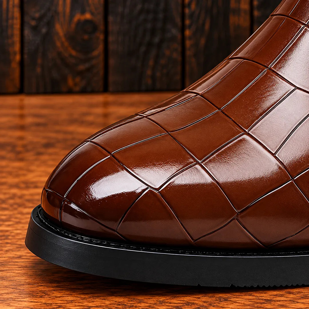 Elegant Textured Loafers