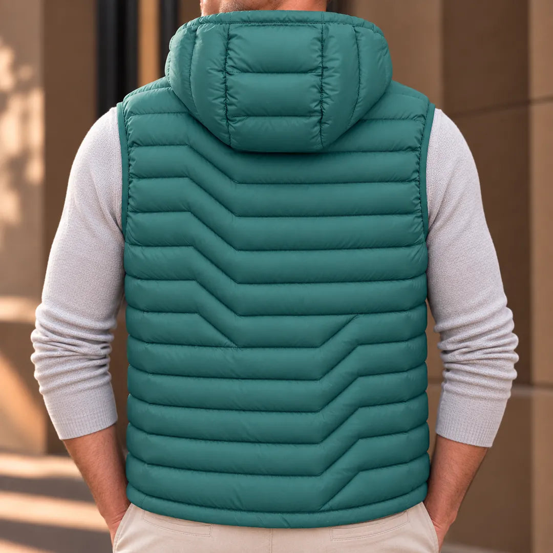 Hooded Quilted Vest