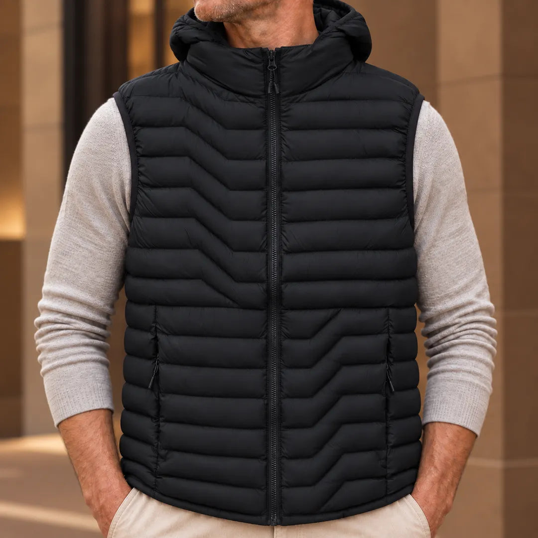 Hooded Quilted Vest