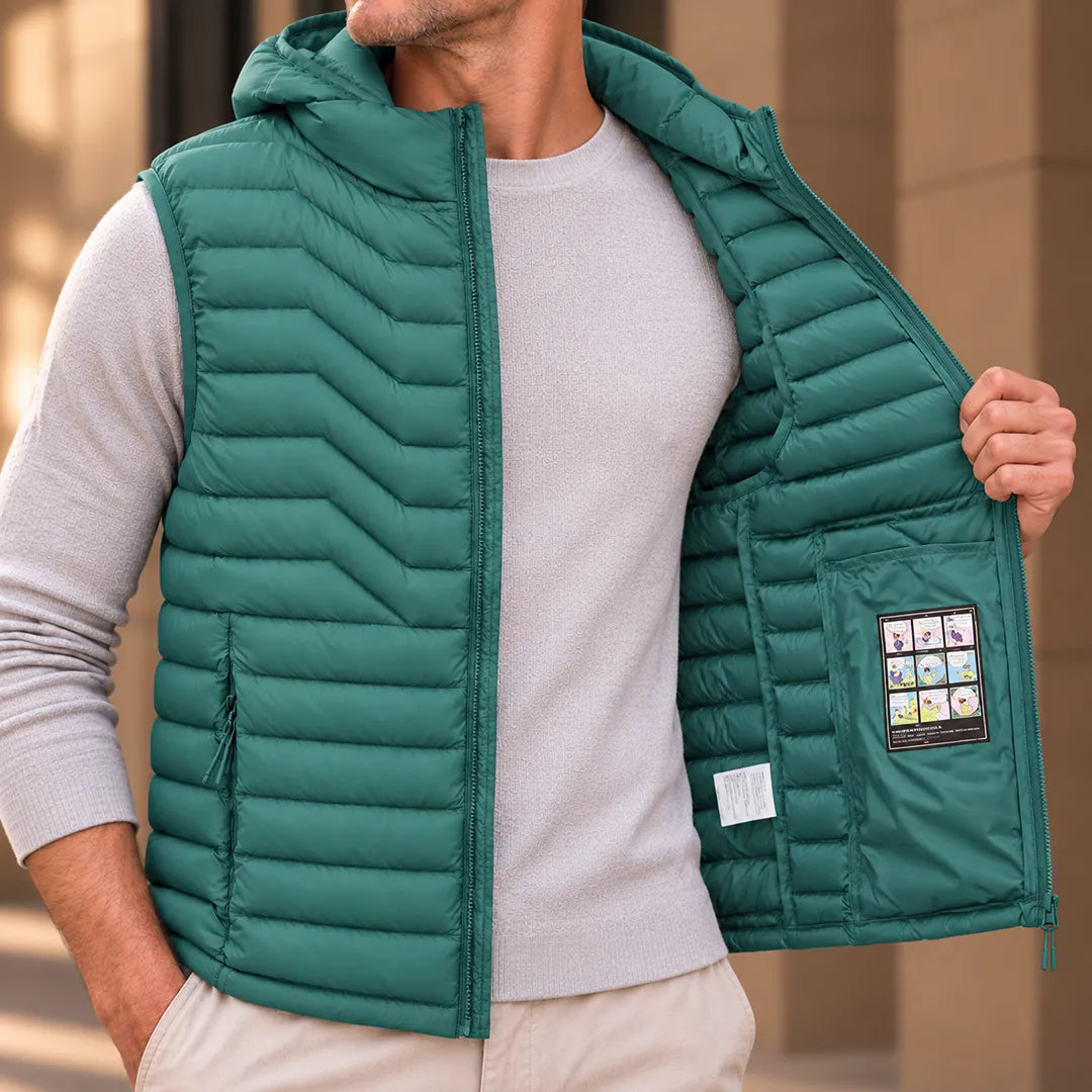 Hooded Quilted Vest