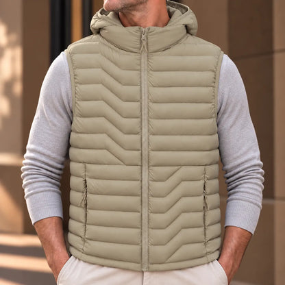 Hooded Quilted Vest
