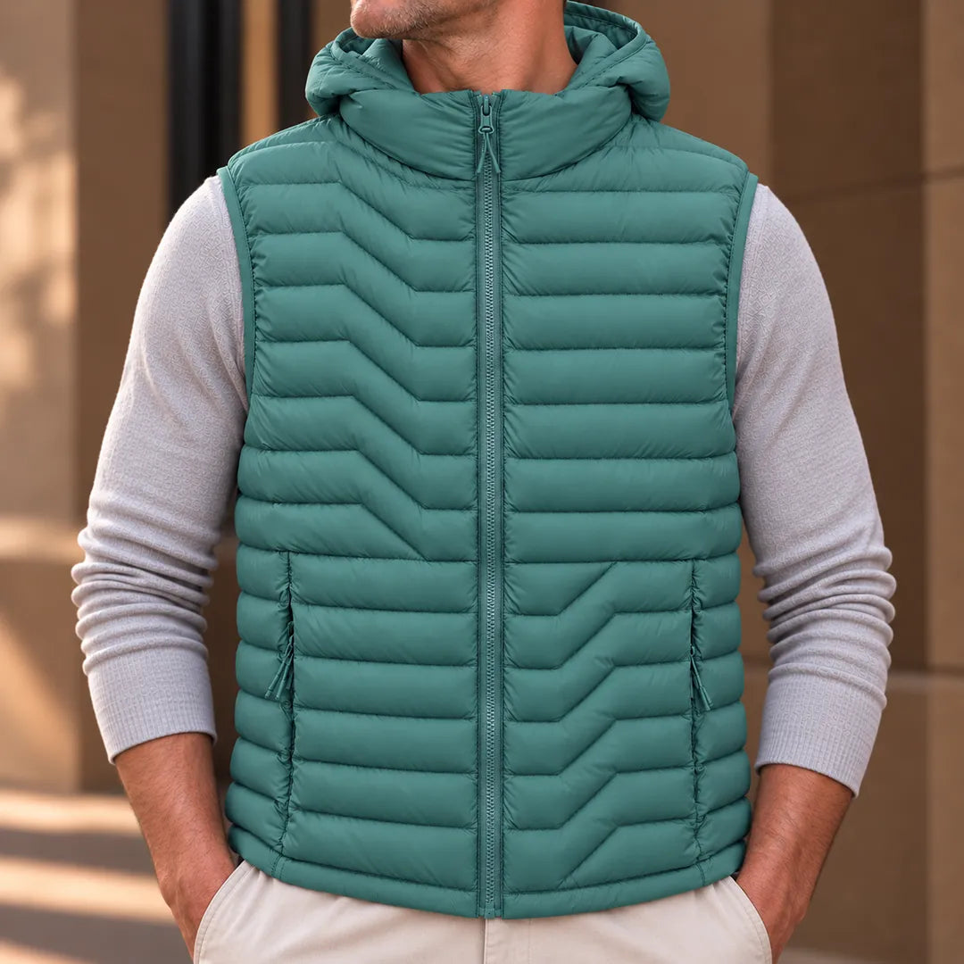 Hooded Quilted Vest