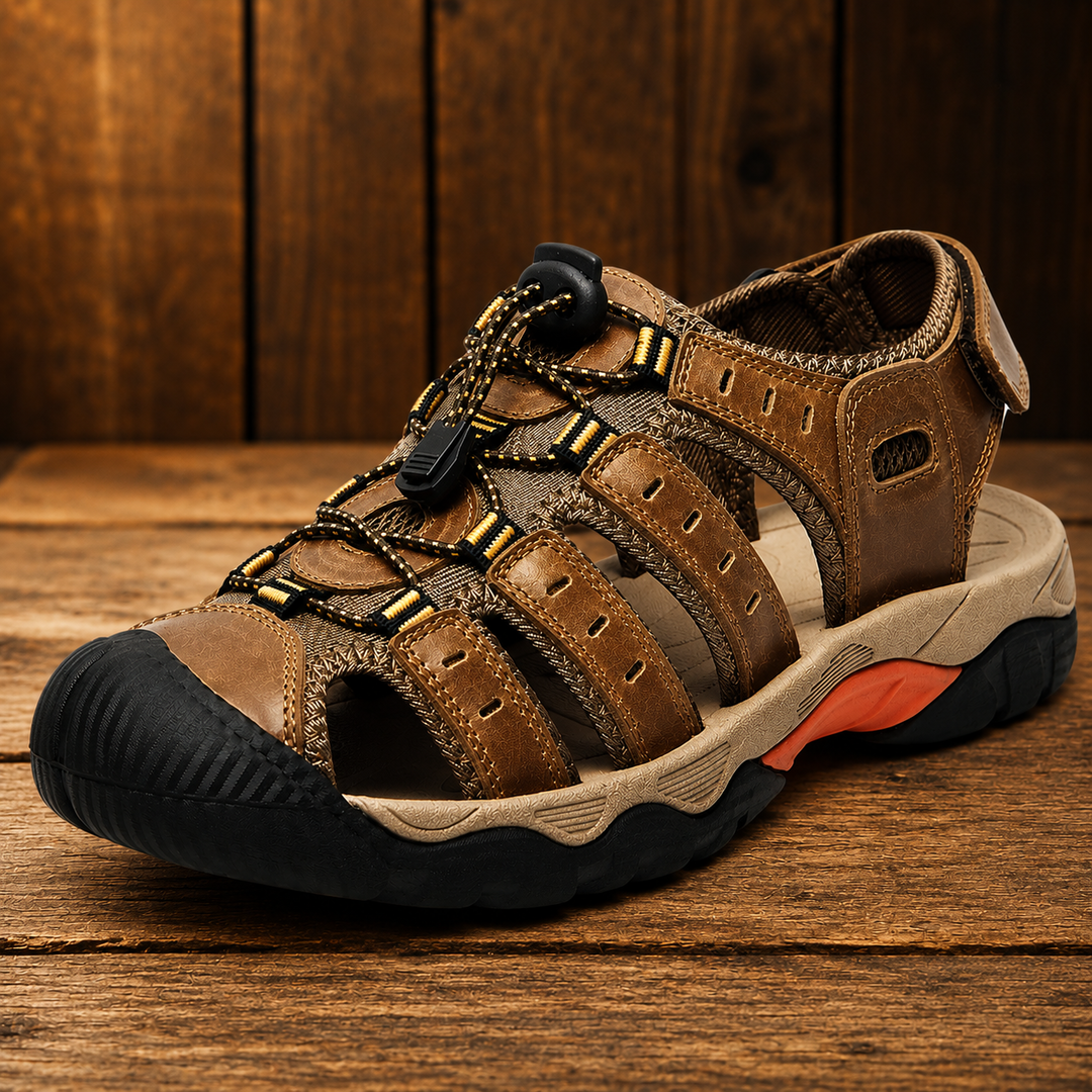 Breathable Cowhide Sandals
