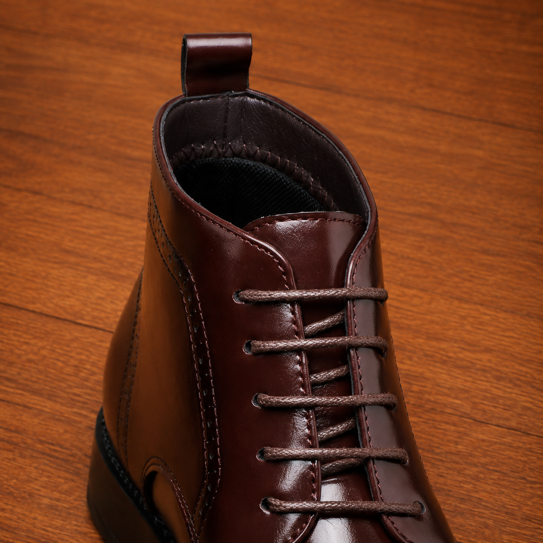 Premium Office Leather Boots
