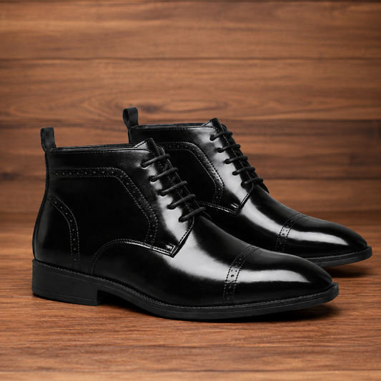 Premium Office Leather Boots