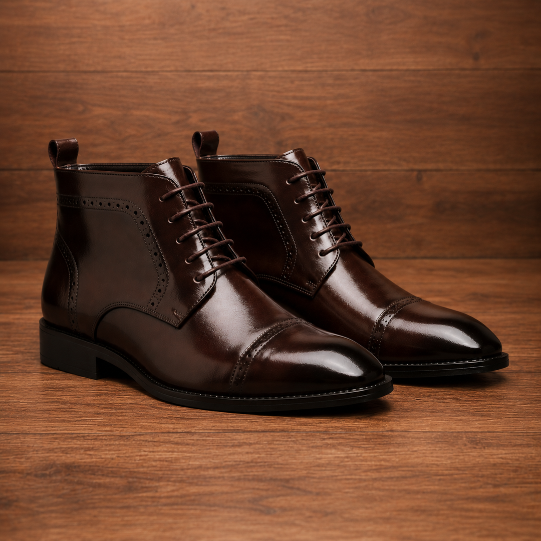 Premium Office Leather Boots