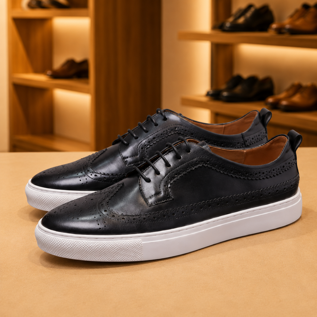 Luxurious Leather Sneakers