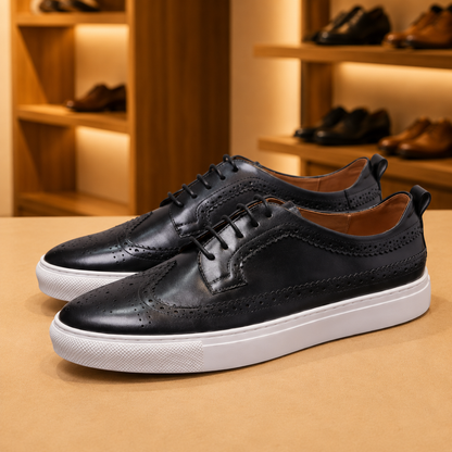 Luxurious Leather Sneakers