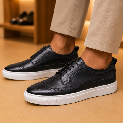 Luxurious Leather Sneakers