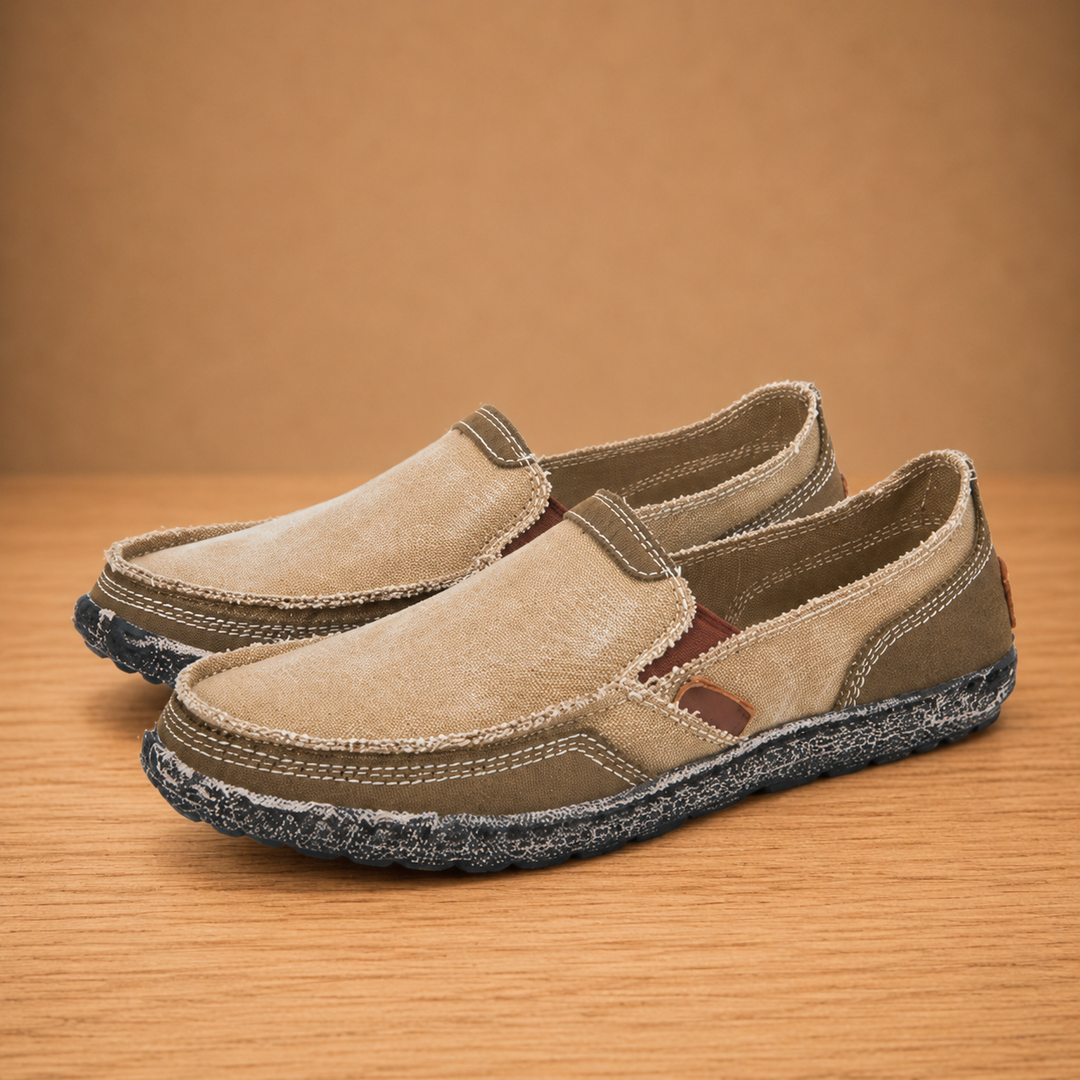 Canvas Slip-On Loafers