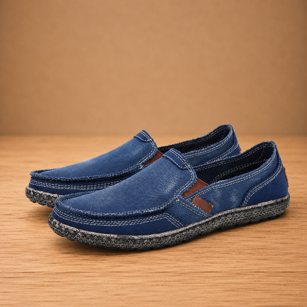 Canvas Slip-On Loafers