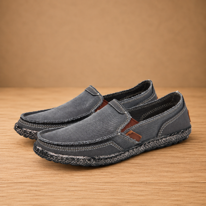 Canvas Slip-On Loafers