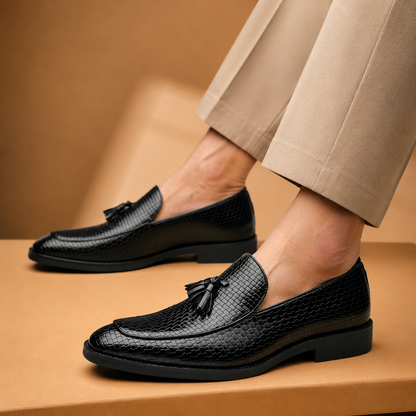 Polished Executive Tassel Loafers