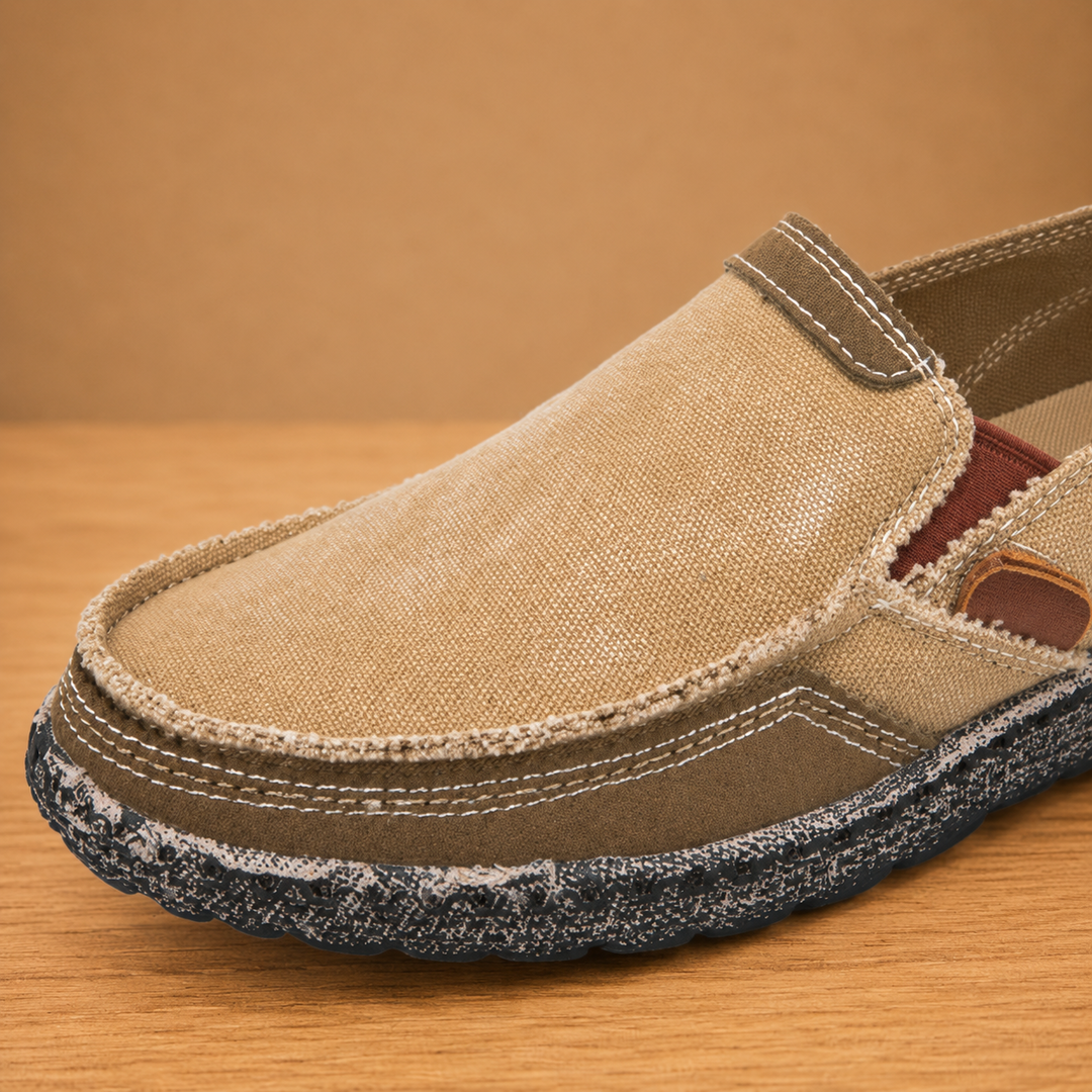 Canvas Slip-On Loafers